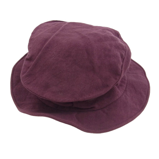 ジャンゴアトゥール DG-15 linen hat シュバリエ リネン ハット 帽子 ワインレッド系 3【中古】