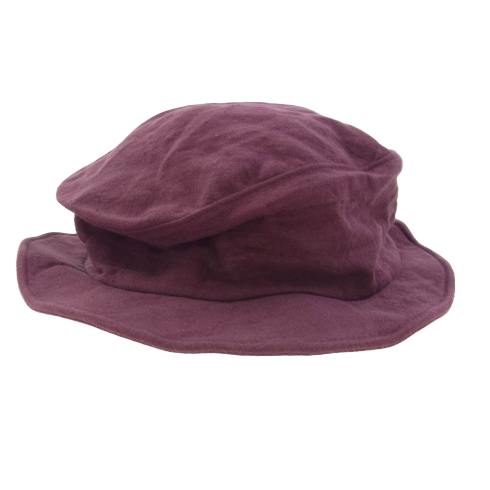ジャンゴアトゥール DG-15 linen hat シュバリエ リネン ハット 帽子 ワインレッド系 3【中古】