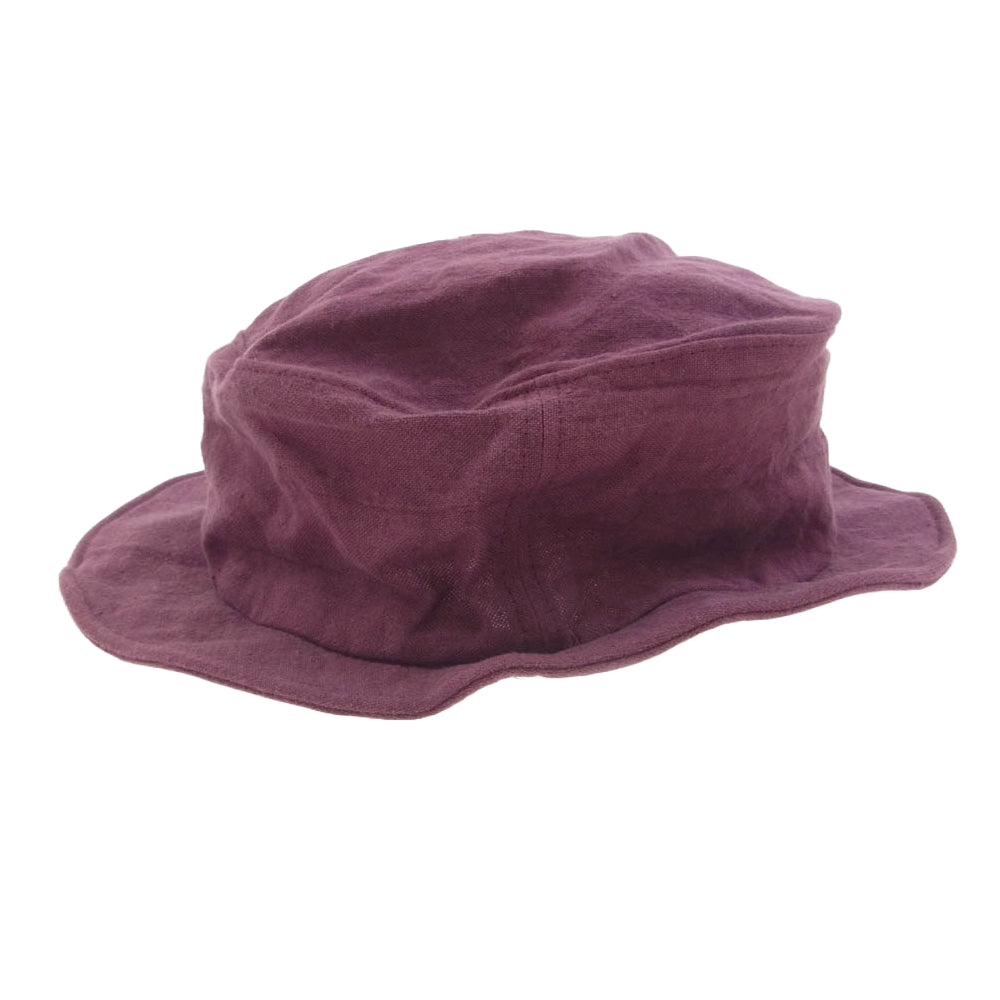 ジャンゴアトゥール DG-15 linen hat シュバリエ リネン ハット 帽子 ワインレッド系 3【中古】