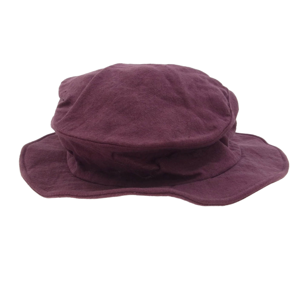 ジャンゴアトゥール DG-15 linen hat シュバリエ リネン ハット 帽子 ワインレッド系 3【中古】
