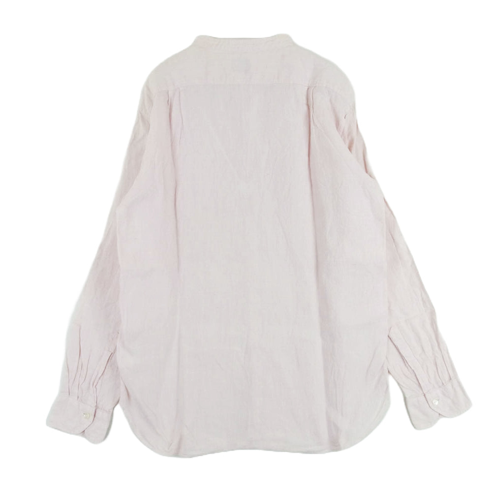 ジャンゴアトゥール DS-17C linen shirts リネン プチ ウィングカラー 長袖 シャツ ピンク系 L【中古】