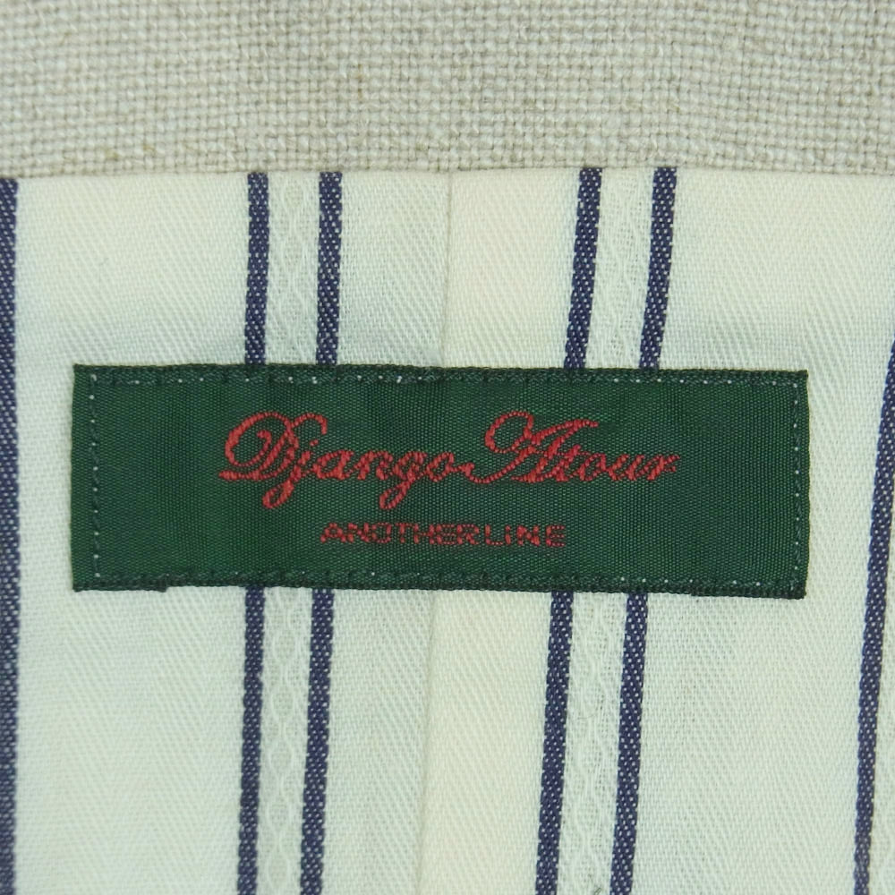 ジャンゴアトゥール D-AL-V06 LINEN VEST リネン コットン ベスト 日本製 ベージュ系 40【中古】