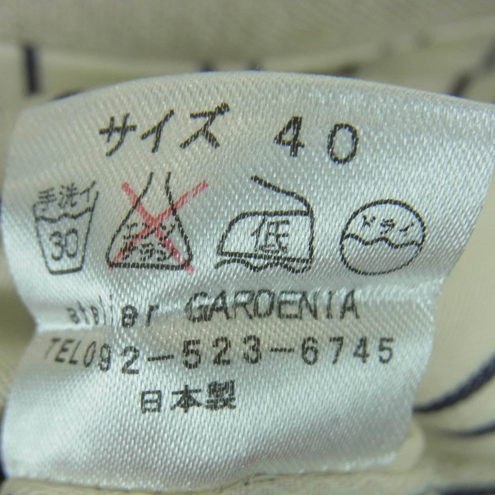 ジャンゴアトゥール D-AL-V06 LINEN VEST リネン コットン ベスト 日本製 ベージュ系 40【中古】