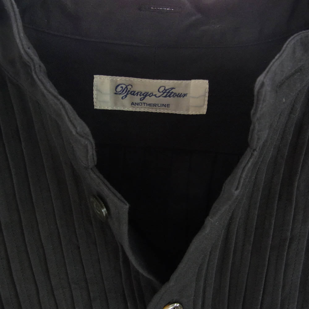 ジャンゴアトゥール D-AL-S22 classic detachablecollar shirt デタッチャブル カラー シャツ ネイビー系 M【中古】