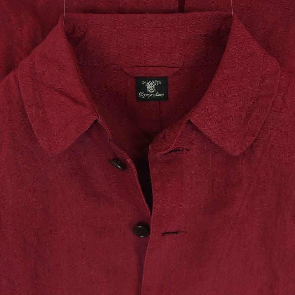 ジャンゴアトゥール DJ-23B linen duster coat リネン ダスター コート レッド系 M【中古】