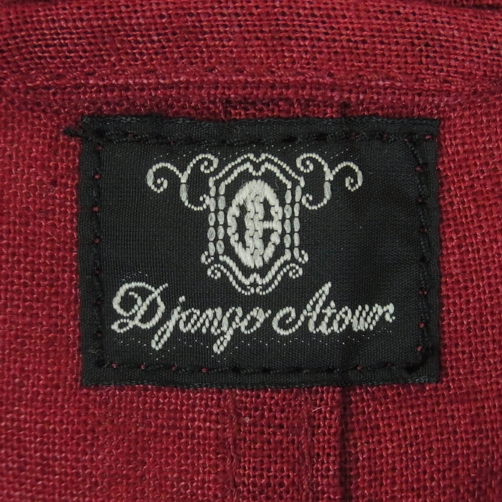 ジャンゴアトゥール DJ-23B linen duster coat リネン ダスター コート レッド系 M【中古】