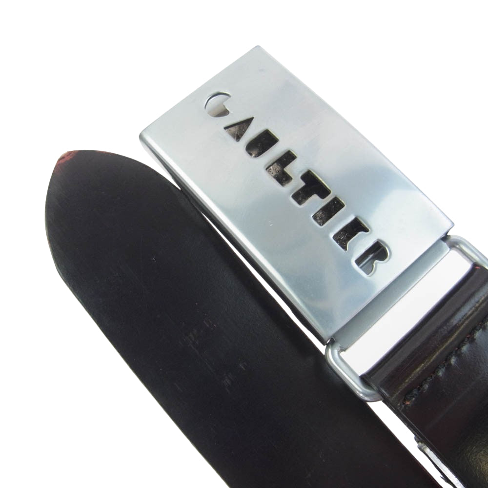 JEAN-PAUL GAULTIER ジャンポールゴルチエ レザー ベルト ブラック系 レッド系【中古】