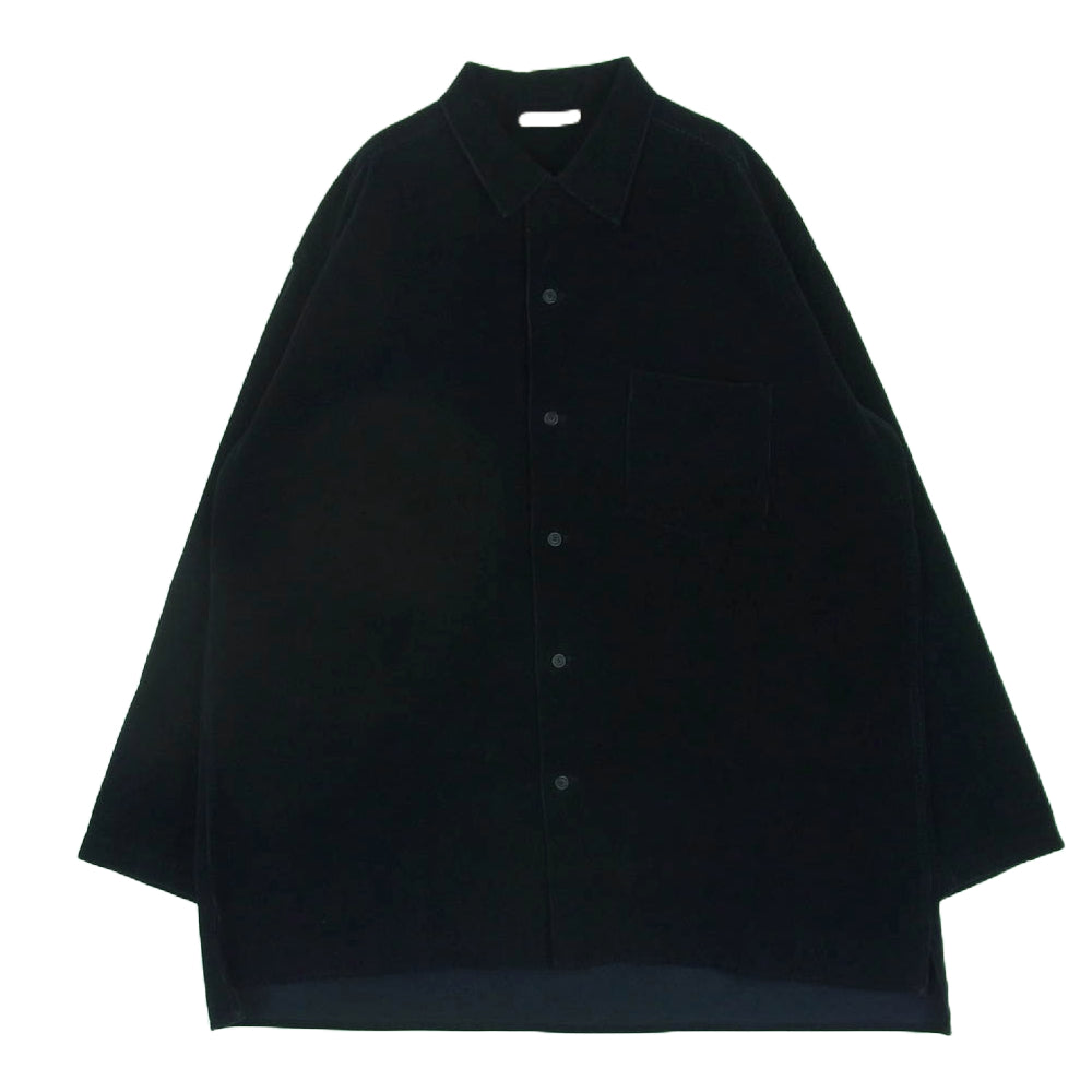 Y's Yohji Yamamoto ワイズ ヨウジヤマモト Y's for men ワイズフォーメン 細畝 コーデュロイ シャツ ジャケット ブラック系 サイズ表記なし【中古】