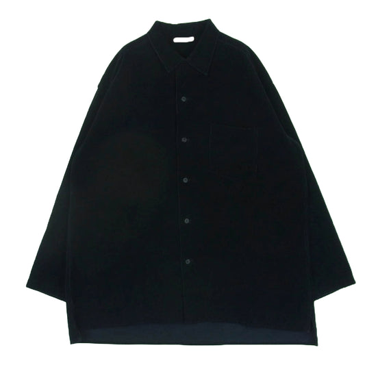 Y's Yohji Yamamoto ワイズ ヨウジヤマモト Y's for men ワイズフォーメン 細畝 コーデュロイ シャツ ジャケット ブラック系 サイズ表記なし【中古】