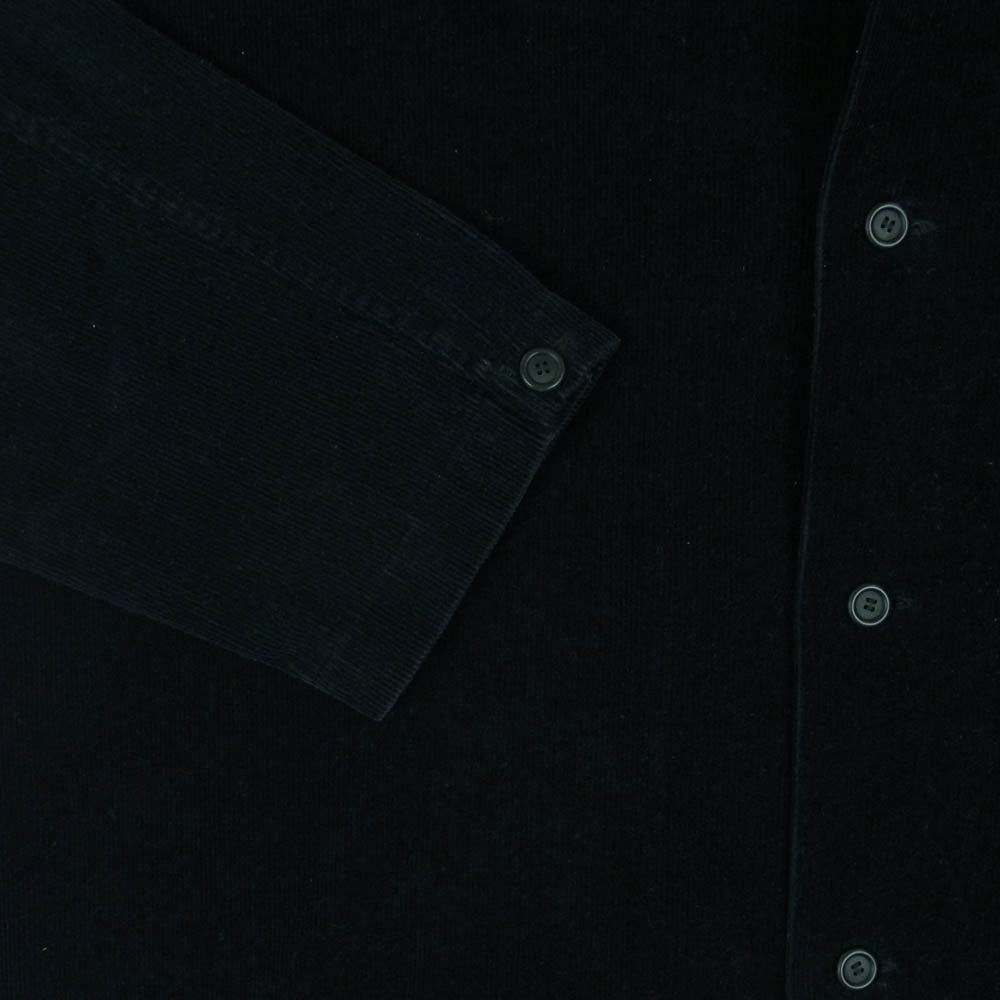 Y's Yohji Yamamoto ワイズ ヨウジヤマモト Y's for men ワイズフォーメン 細畝 コーデュロイ シャツ ジャケット ブラック系 サイズ表記なし【中古】