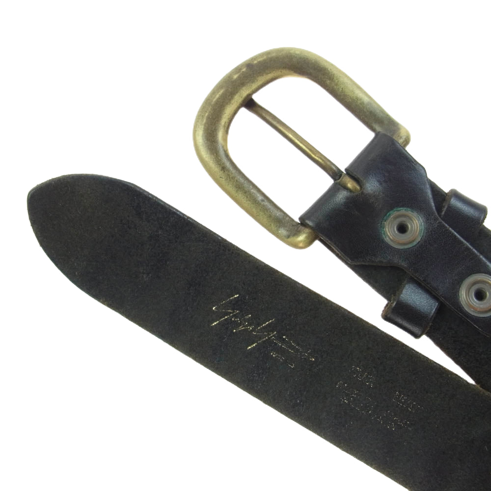 Yohji Yamamoto POUR HOMME ヨウジヤマモトプールオム スタッズ ベルト ブラック系【中古】