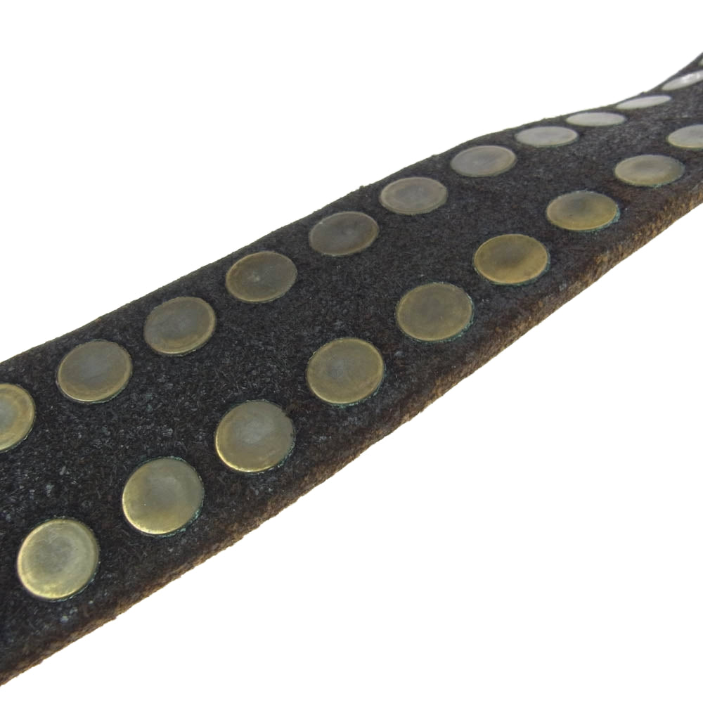 Yohji Yamamoto POUR HOMME ヨウジヤマモトプールオム スタッズ ベルト ブラック系【中古】