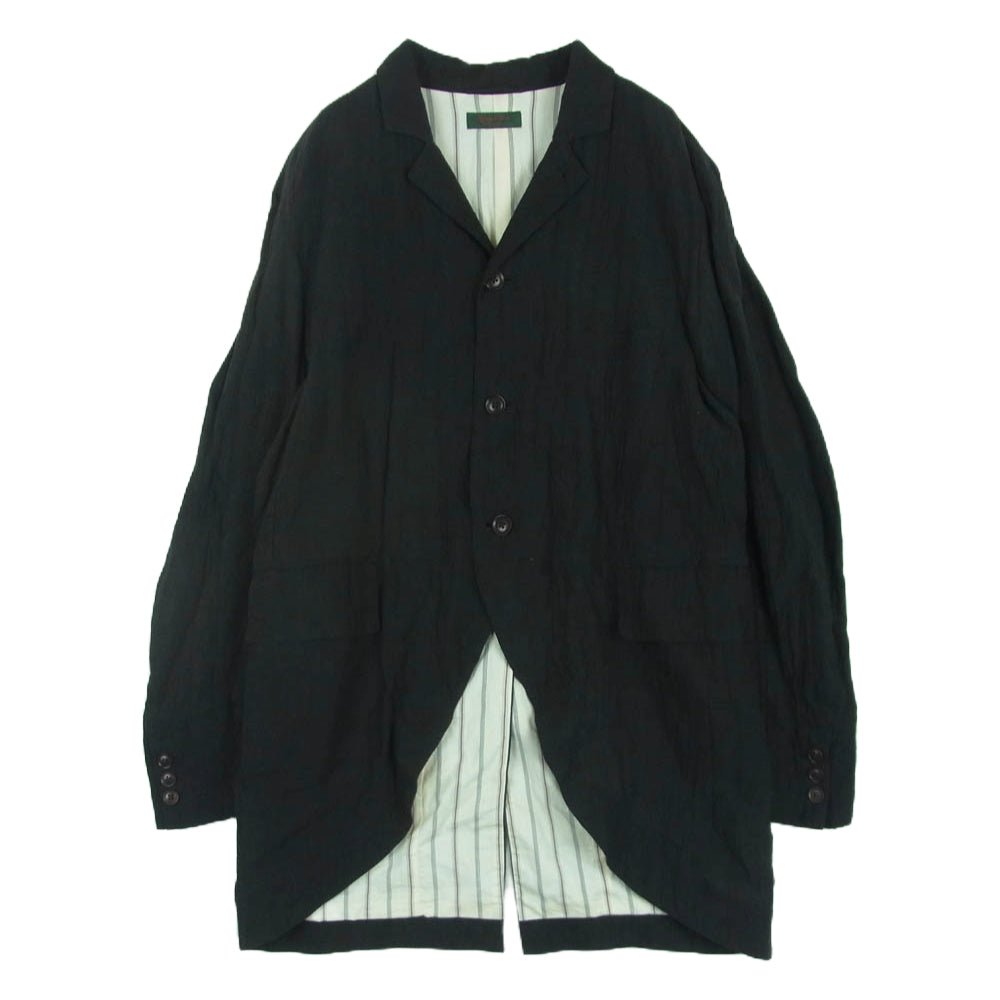 ジャンゴアトゥール D-AL-J01B ANOTHERLINE TAIL WORQUE LINEN COAT テール ワーク リネン コート ブラック系 42【中古】