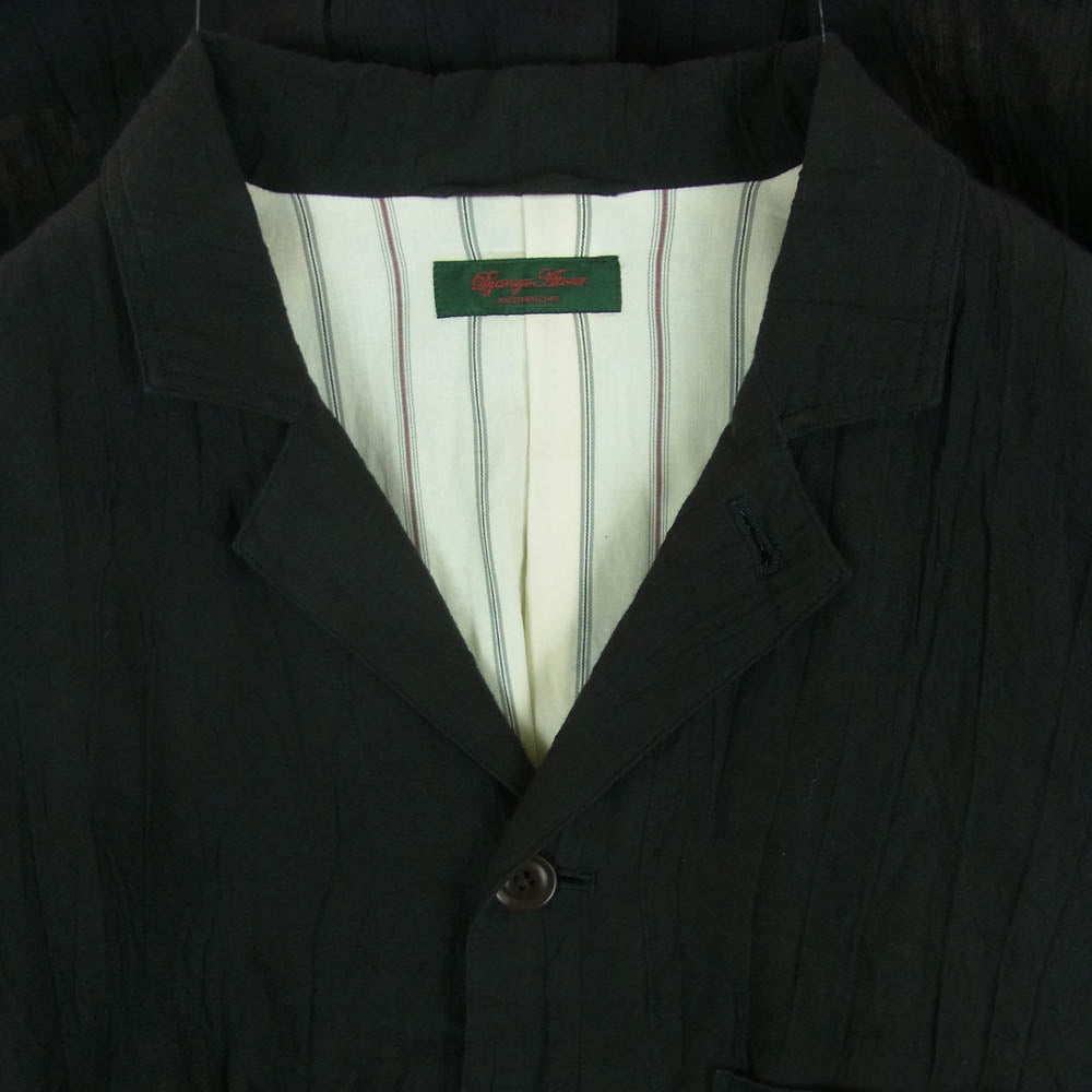 ジャンゴアトゥール D-AL-J01B ANOTHERLINE TAIL WORQUE LINEN COAT テール ワーク リネン コート ブラック系 42【中古】