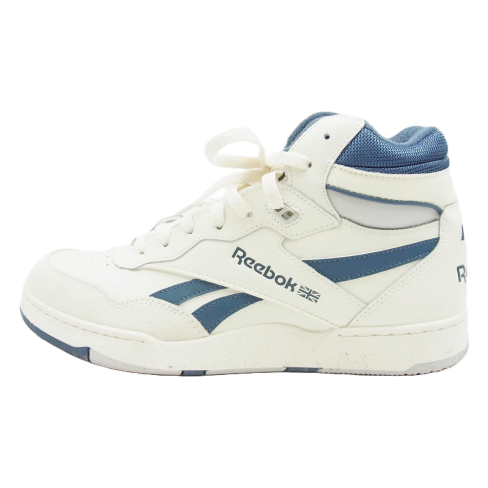 Reebok リーボック 100032749 BB 4000 II MID ヴィンテージ チョーク ミッドカット スニーカー オフホワイト系 ネイビー系 28.0cm【中古】