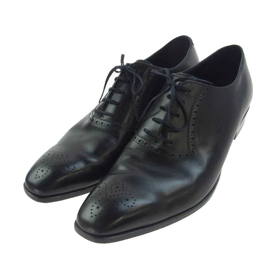 BEAMS ビームス BEAMSF ウィングチップ ドレス シューズ レザー シューズ ブラック系 US9【中古】