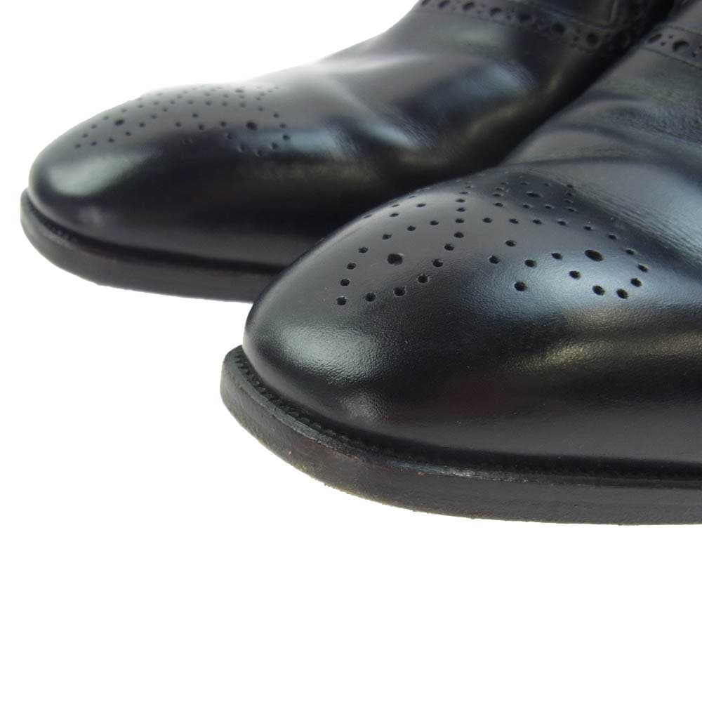 BEAMS ビームス BEAMSF ウィングチップ ドレス シューズ レザー シューズ ブラック系 US9【中古】