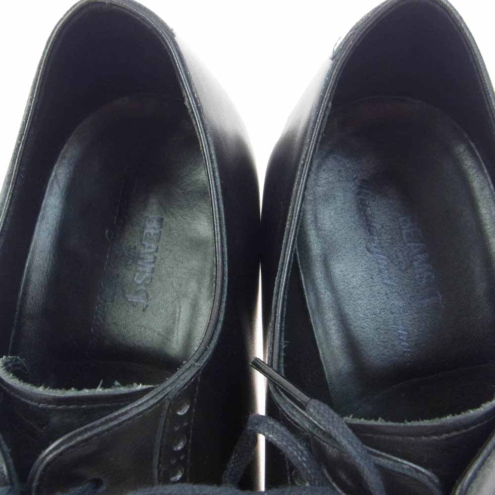 BEAMS ビームス BEAMSF ウィングチップ ドレス シューズ レザー シューズ ブラック系 US9【中古】