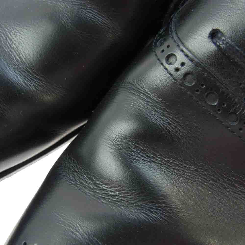 BEAMS ビームス BEAMSF ウィングチップ ドレス シューズ レザー シューズ ブラック系 US9【中古】