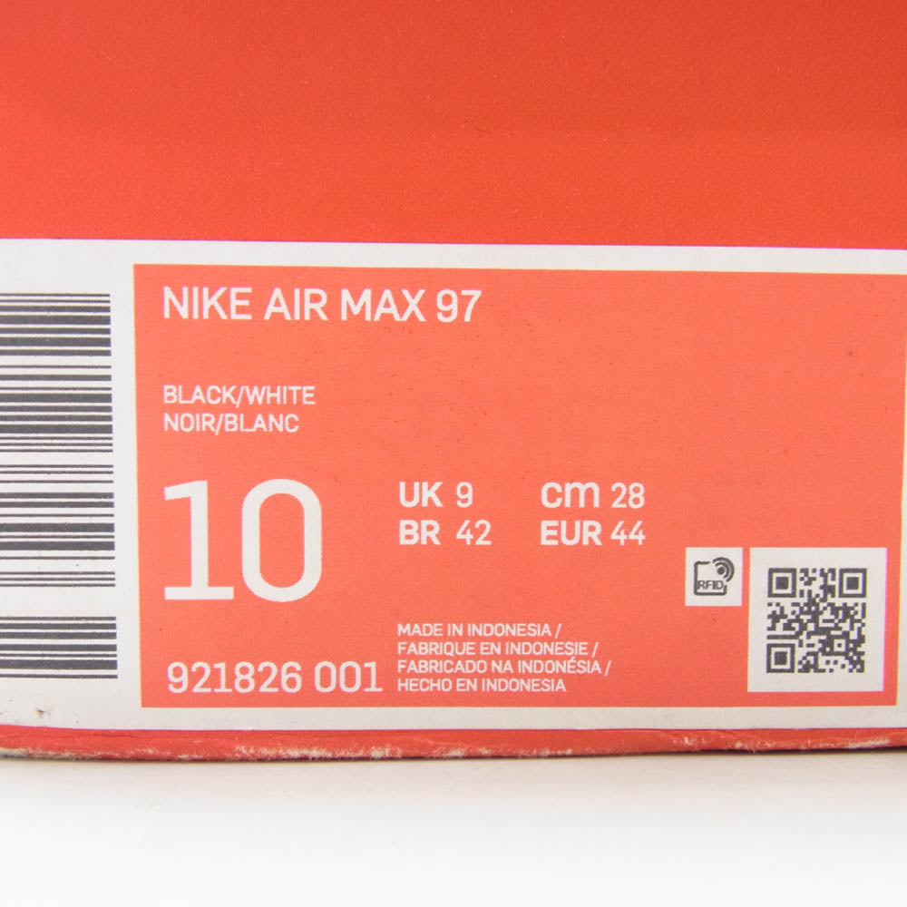 NIKE ナイキ 921826-001 Air Max 97 エアマックス スニーカー ブラック系 28.0cm【中古】