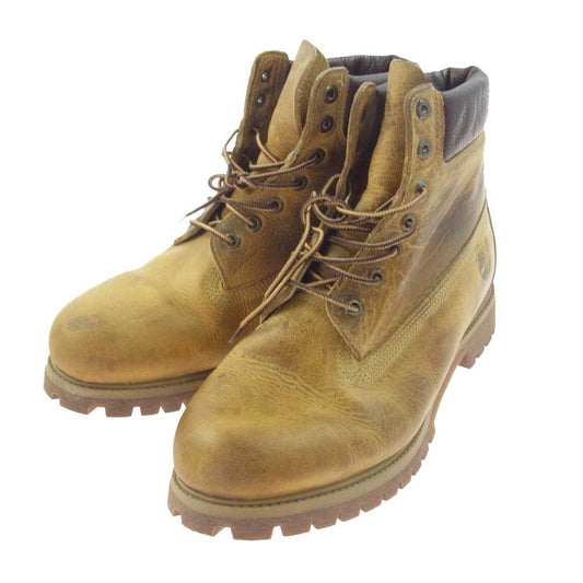 Timberland ティンバーランド 27092 6inch PREMIUM BOOTS プレミアム ブーツ ライトブラウン系 US12【中古】