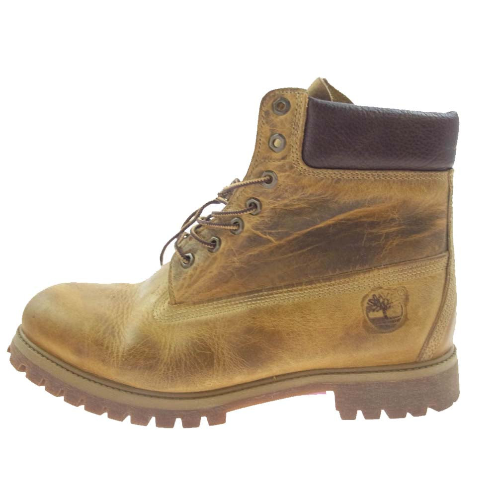 Timberland ティンバーランド 27092 6inch PREMIUM BOOTS プレミアム ブーツ ライトブラウン系 US12【中古】
