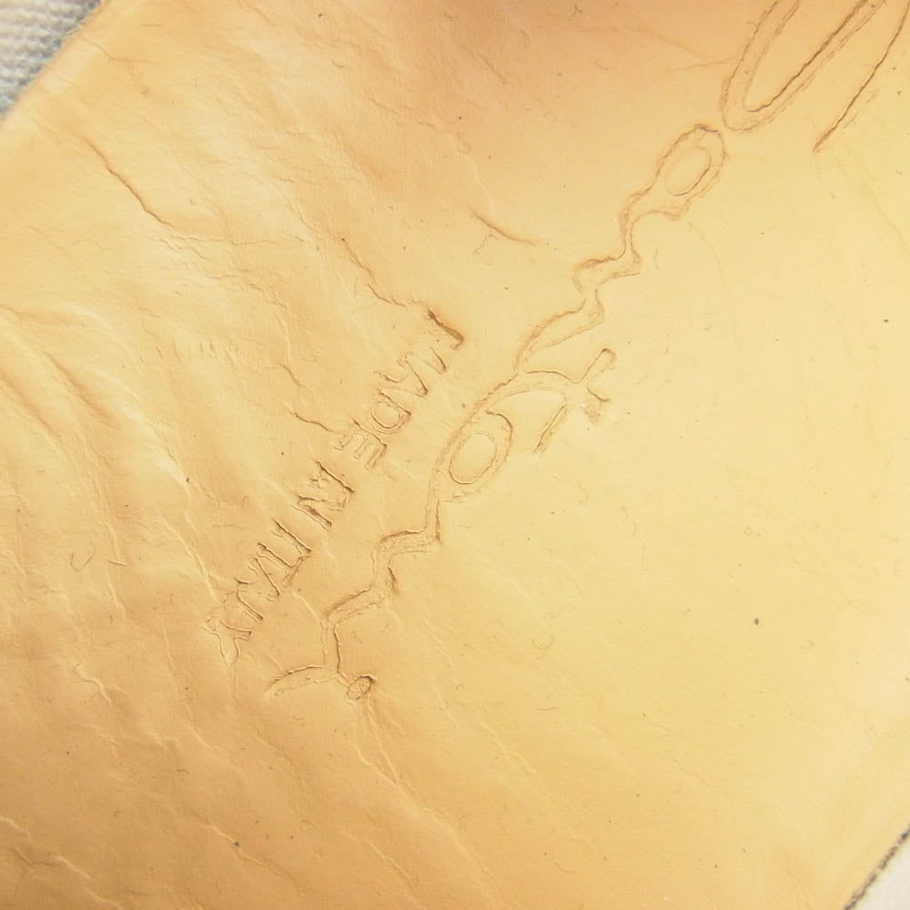 Santoni サントーニ レースアップ レザー スニーカー ライトブラウン系 10【中古】