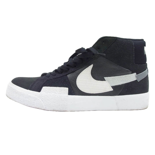 NIKE ナイキ DA8854-001 SB BLAZER MID MOSAIC BLACKI ブレーザー ミッド モザイクブラック スニーカー ブラック系 28.5cm【中古】