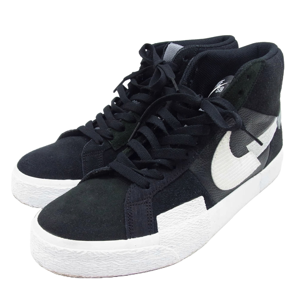 NIKE ナイキ DA8854-001 SB BLAZER MID MOSAIC BLACKI ブレーザー ミッド モザイクブラック スニーカー ブラック系 28.5cm【中古】