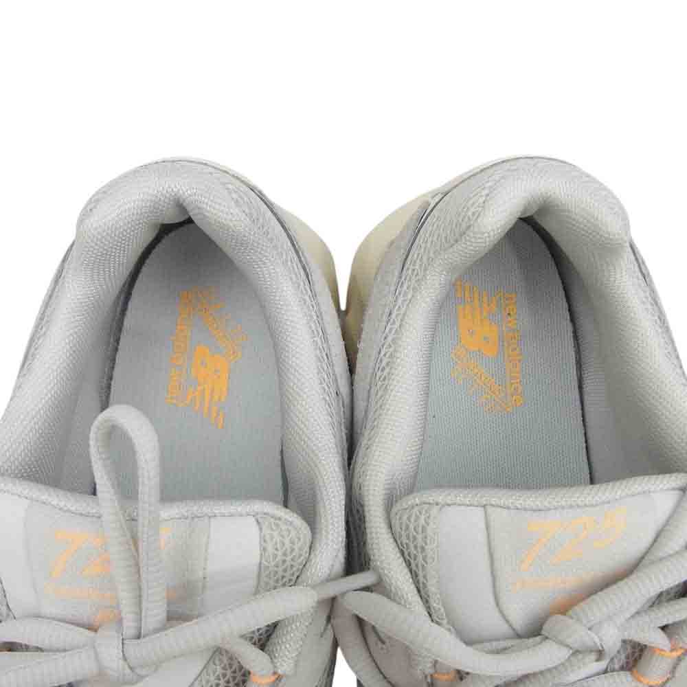 NEW BALANCE ニューバランス ML725I ML725I LIGHT GRAY ライトグレー ローカット スニーカー グレー系 27.5cm【美品】【中古】