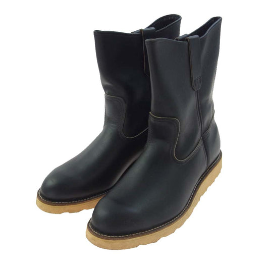 RED WING レッドウィング 8169 PECOS BOOTS ペコ ブーツ レザー ブーツ ブラック系 US8.5【中古】