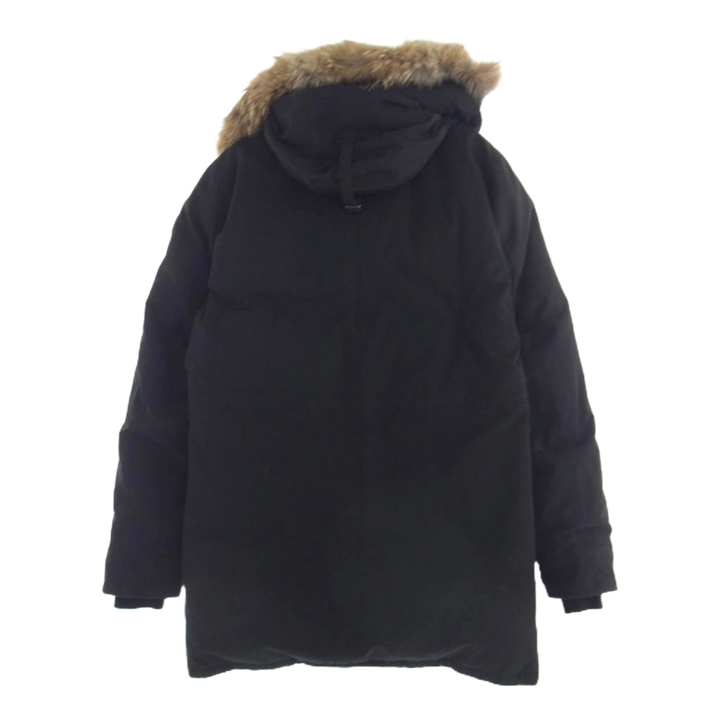 CANADA GOOSE カナダグース 2072JM |国内正規品 サザビーリーグタグ YORK TON ヨークトン ファー付 フーディ ダウン ジャケット ブラック系 XL【中古】