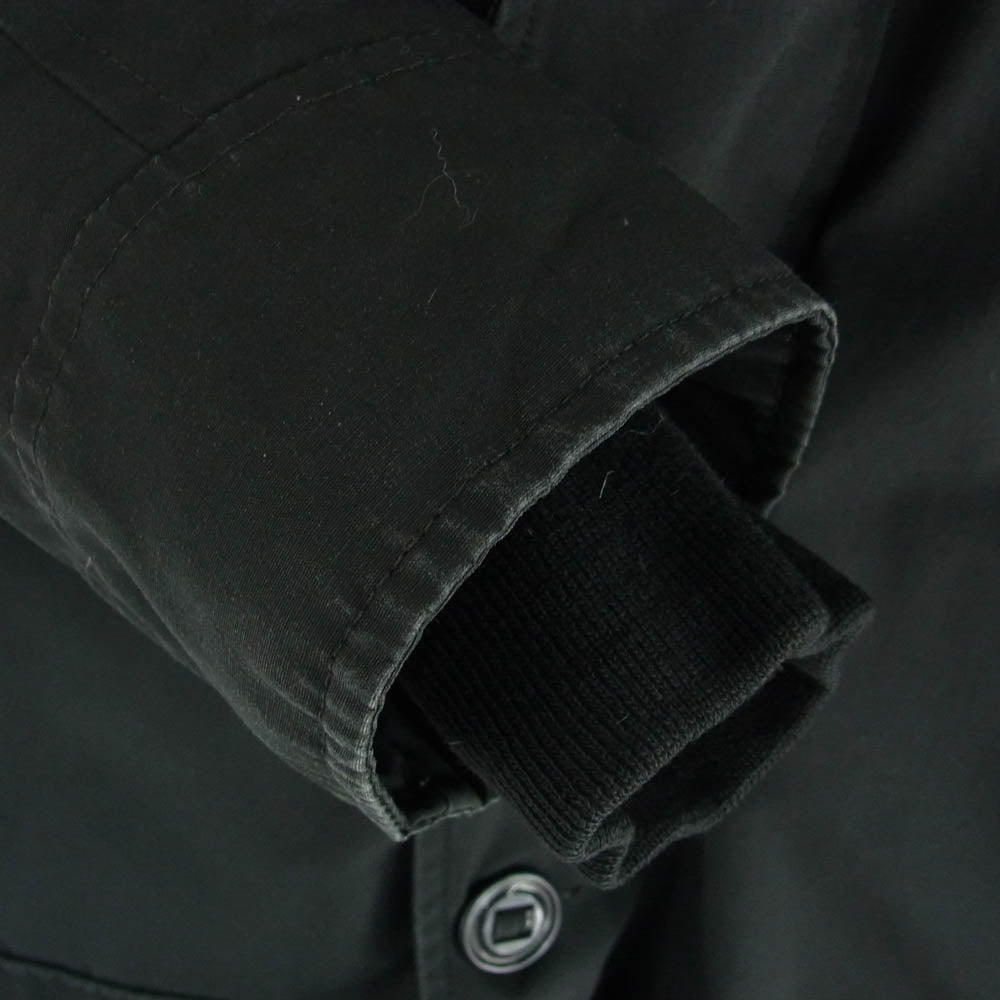 CANADA GOOSE カナダグース 2072JM |国内正規品 サザビーリーグタグ YORK TON ヨークトン ファー付 フーディ ダウン ジャケット ブラック系 XL【中古】