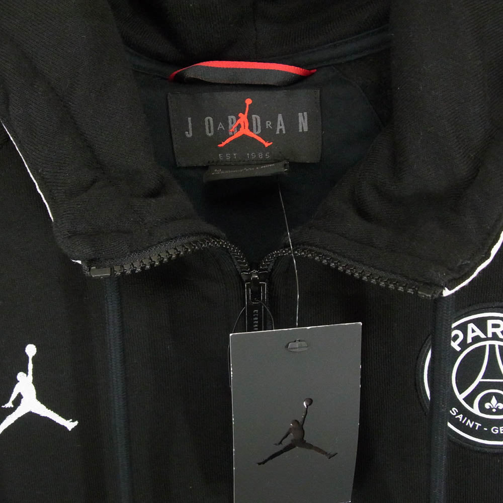 ジョーダンブランド BQ8349-010 PSG パリサンジェルマン ジップ アップ フリース パーカー ブラック系 M【極上美品】【中古】