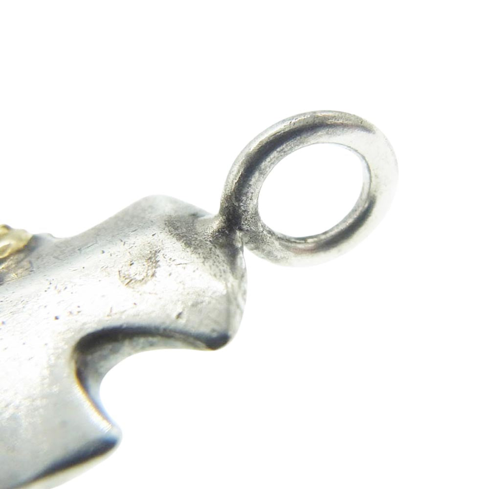 TADY&KING タディアンドキング SV シルバー ペンダント トップ GPウルフ 金メタル付き 矢尻 小 K18 シルバー 925 シルバー系 ゴールド系【中古】