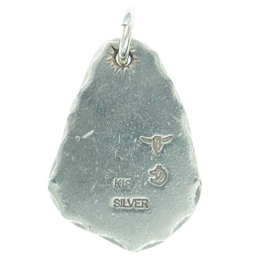 TADY&KING タディアンドキング GPウルフメタル付きたたき SV925 K18 金メタル付き タタキ ペンダントトップ シルバー系 ゴールド系【中古】