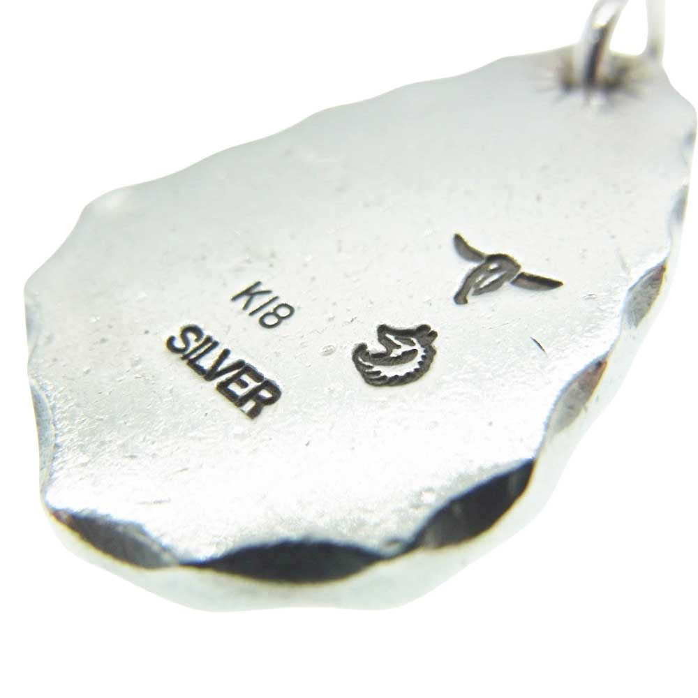 TADY&KING タディアンドキング GPウルフメタル付きたたき SV925 K18 金メタル付き タタキ ペンダントトップ シルバー系 ゴールド系【中古】