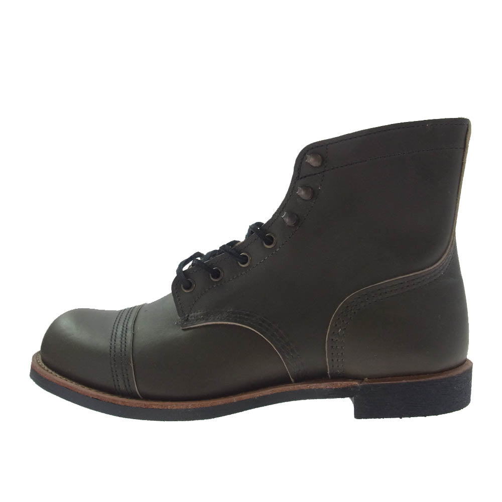 RED WING レッドウィング 8078 Iron Ranger ALPINE アイアンレンジャー アルパイン ポーテージ レザー ワーク ブーツ モスグリーン系 27.5cm【新古品】【未使用】【中古】