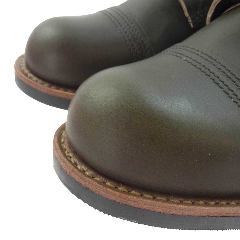 RED WING レッドウィング 8078 Iron Ranger ALPINE アイアンレンジャー アルパイン ポーテージ レザー ワーク ブーツ モスグリーン系 27.5cm【新古品】【未使用】【中古】