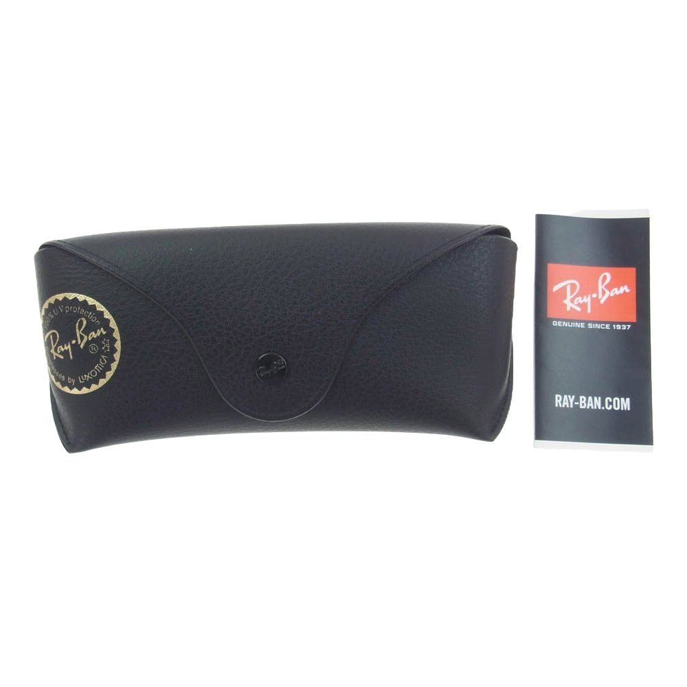 Ray-Ban レイバン RB4333D ブルーレンズ サングラス 眼鏡 フレーム：ブラック系　レンズ：ブルー系 55□17　145　2N【中古】