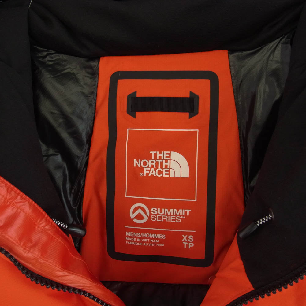 THE NORTH FACE ノースフェイス ND51921 FL L6 Down Belay Parka ダウン ビレイ パーカー ジャケット オレンジ系 XS【中古】