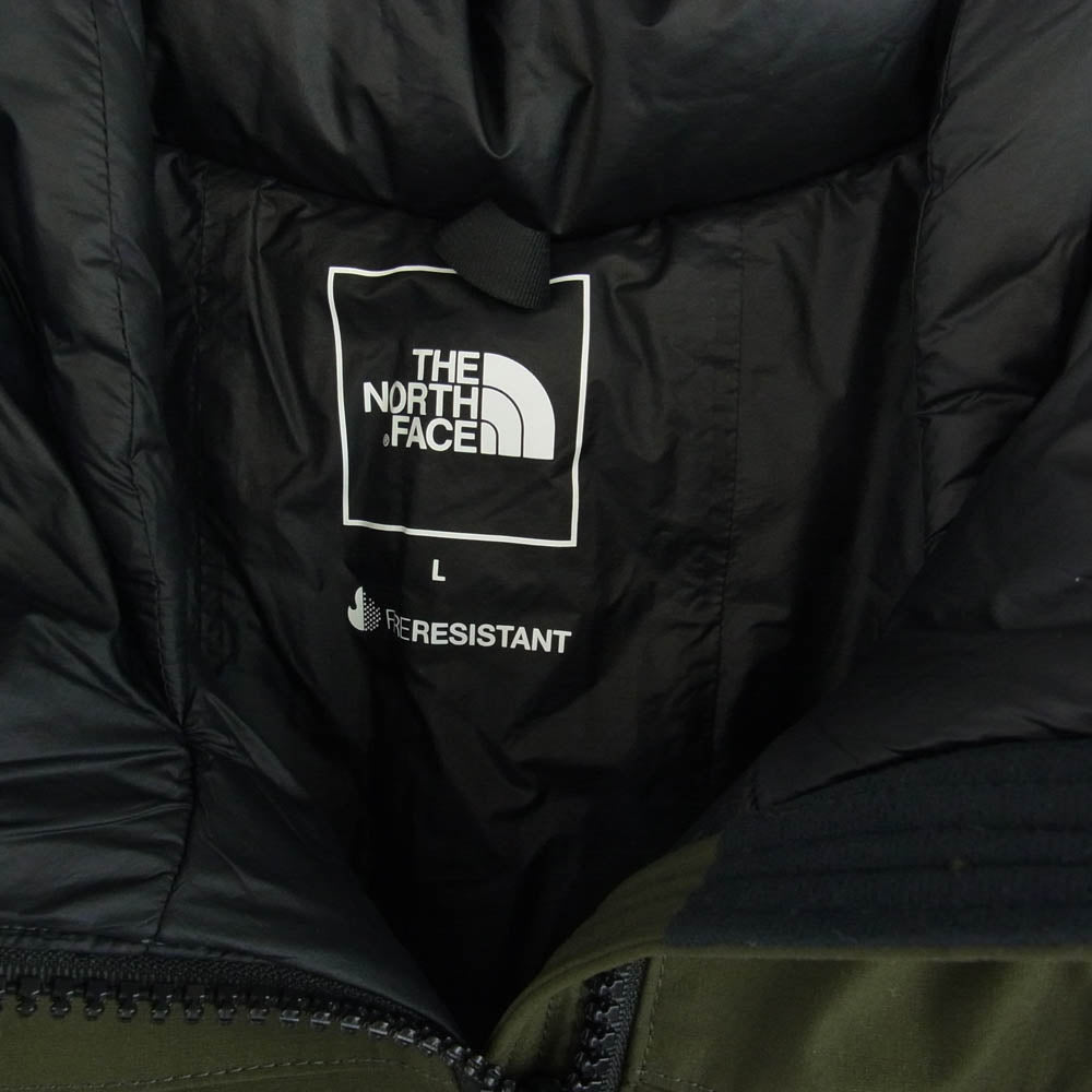 THE NORTH FACE ノースフェイス NY82231 Firefly Insulated Parka ファイヤー フライインサレーテッド パーカ ダウン ジャケット カーキ系 L【中古】