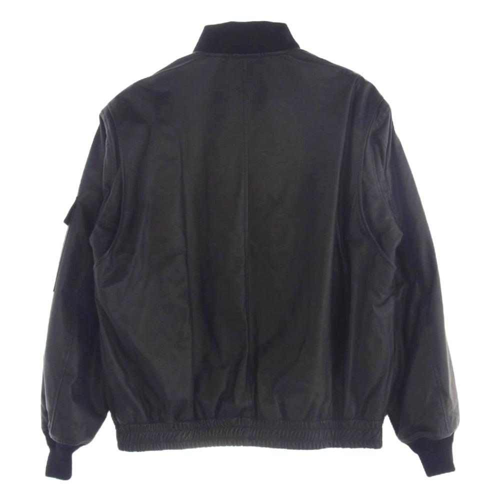 COMOLI コモリ 23AW Y03-04020 シープスキン G8 ジャケット 中綿 レザー ジャケット ブラック系 3【中古】