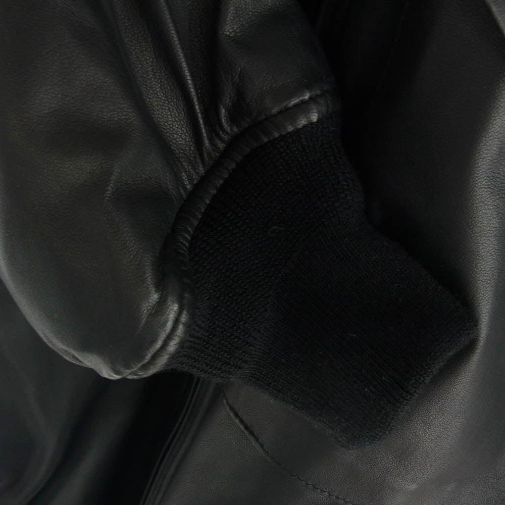 COMOLI コモリ 23AW Y03-04020 シープスキン G8 ジャケット 中綿 レザー ジャケット ブラック系 3【中古】