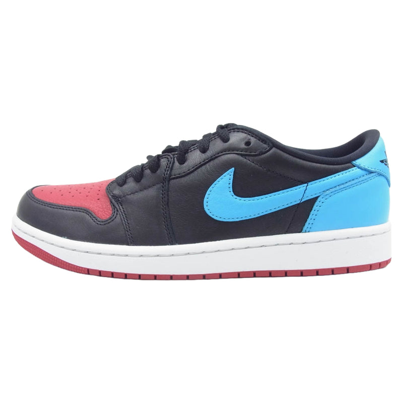 NIKE ナイキ CZ0775-046 Women's ウィメンズ Air Jordan 1 エアジョーダン Retro Low OG NC to Chi ノースカロライナ トゥ シカゴ ローカット スニーカー ブラック系 レッド系 27.5cm【新古品】【未使用】【中古】