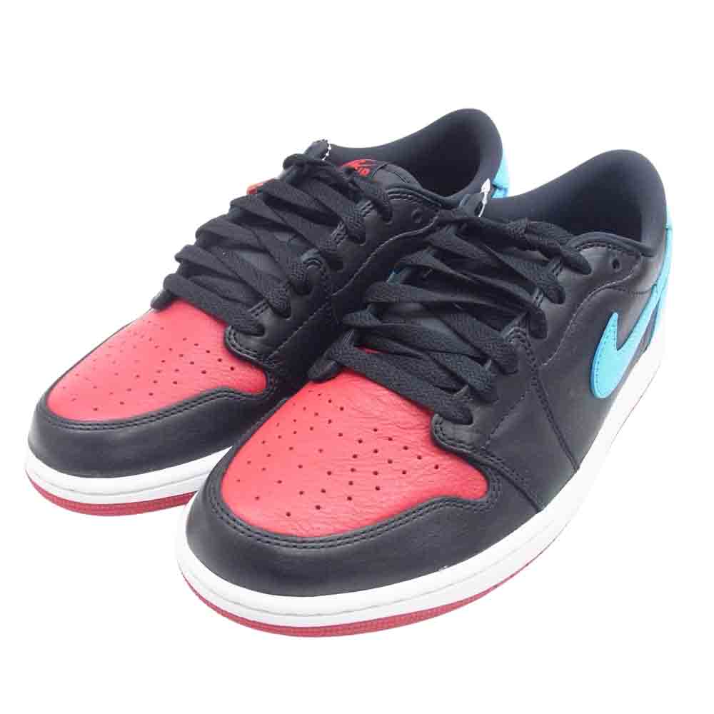 NIKE ナイキ CZ0775-046 Women's ウィメンズ Air Jordan 1 エアジョーダン Retro Low OG NC to Chi ノースカロライナ トゥ シカゴ ローカット スニーカー ブラック系 レッド系 27.5cm【新古品】【未使用】【中古】