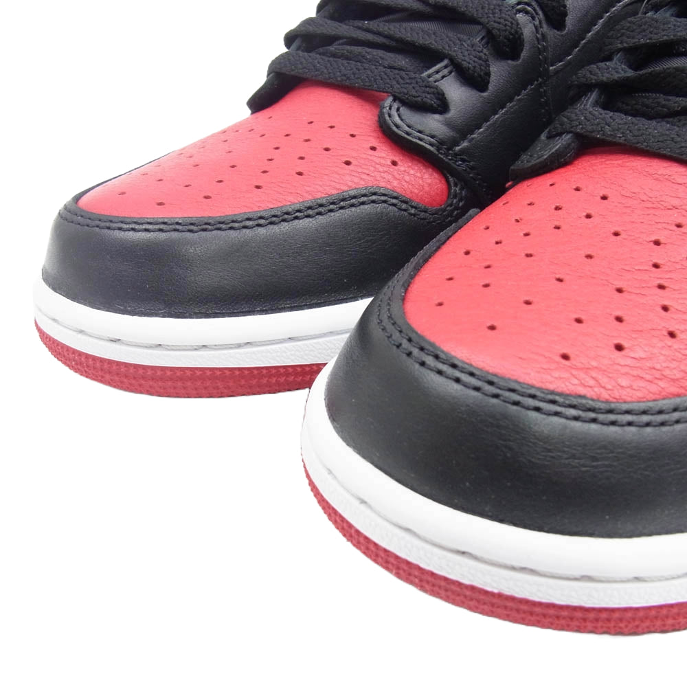 NIKE ナイキ CZ0775-046 Women's ウィメンズ Air Jordan 1 エアジョーダン Retro Low OG NC to Chi ノースカロライナ トゥ シカゴ ローカット スニーカー ブラック系 レッド系 27.5cm【新古品】【未使用】【中古】