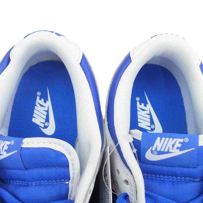 NIKE ナイキ DD1391-401 Dunk Low ダンクローRetro レトロ Racer Blue and White レーサーブルー アンド ホワイト ローカット スニーカー ホワイト系 ブルー系 27cm【新古品】【未使用】【中古】