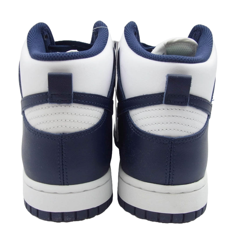 NIKE ナイキ DD1399-104 Dunk High ダンク ハイ Championship Navy チャンピオンシップ ネイビー ハイカット スニーカー ネイビー系 ホワイト系 27cm【新古品】【未使用】【中古】