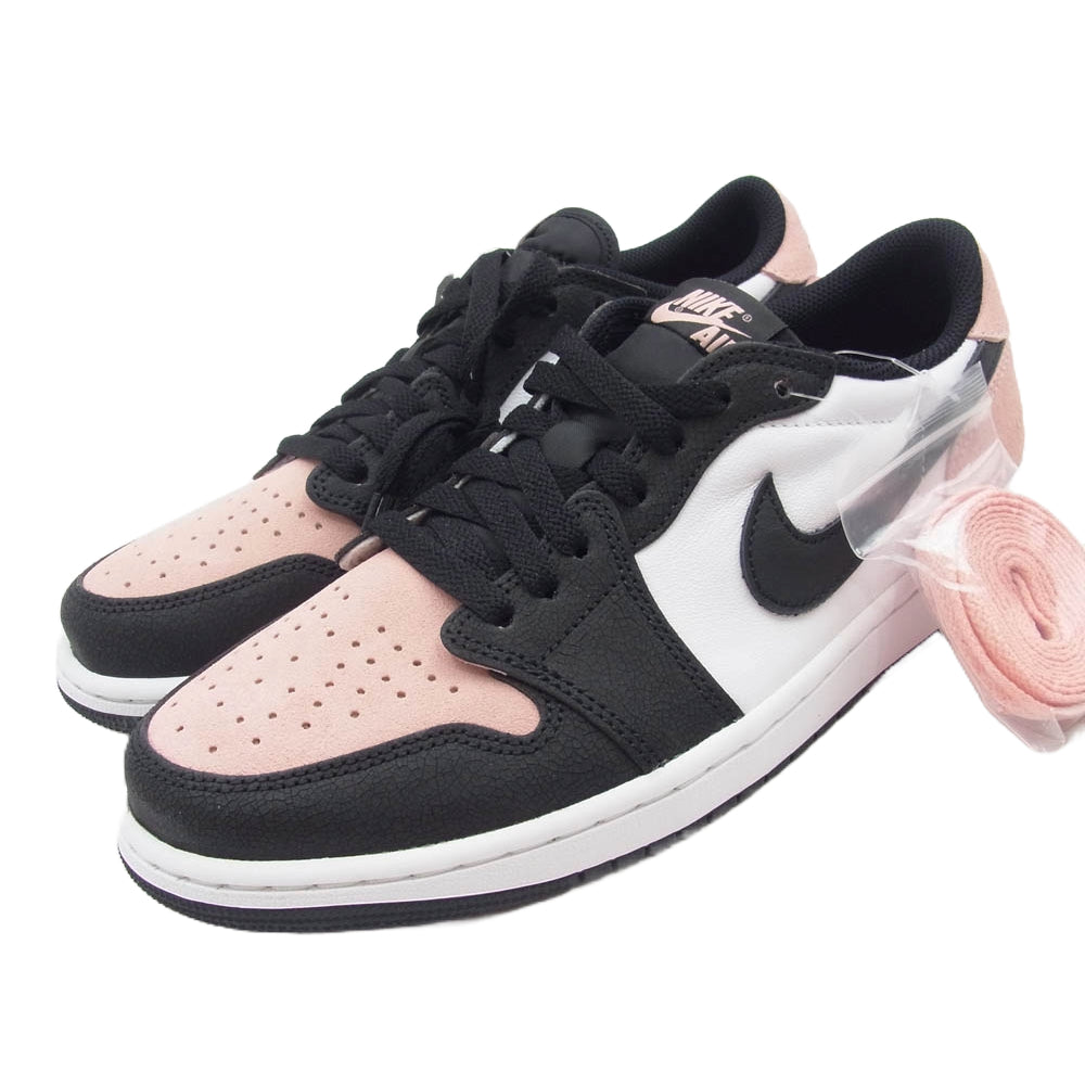 NIKE ナイキ CZ0790-061 Air Jordan 1 エアジョーダンワン Low OG Bleached Coral ブリーチド コーラル ローカット スニーカー ピンク系 ホワイト系 ブラック系 27cm【新古品】【未使用】【中古】